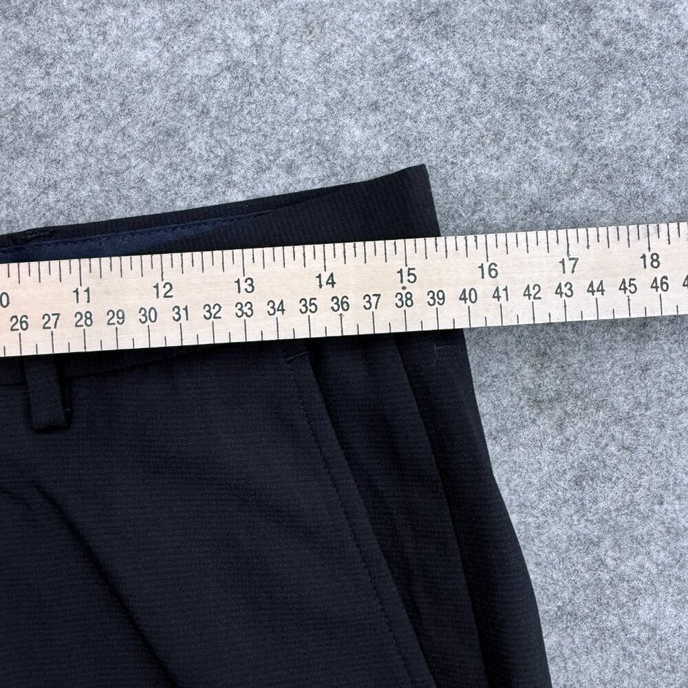 Nautica Ceylon Pant 30x29 Men's Active Stretch Micro-Stripe Black/Noire NEW - Picture 5 of 13